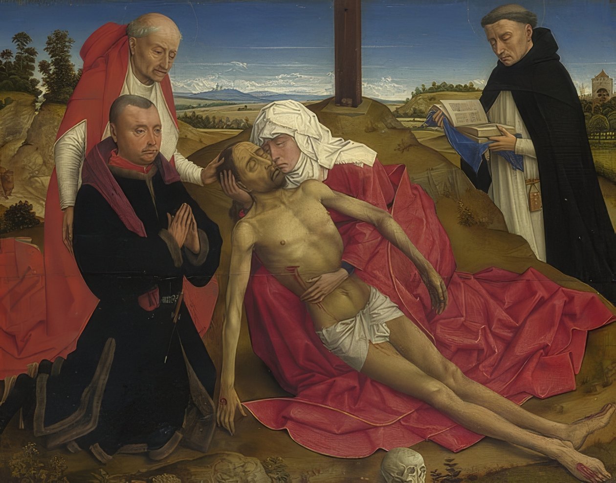 Pietà. Probablement vers 1465 - Rogier van der Weyden