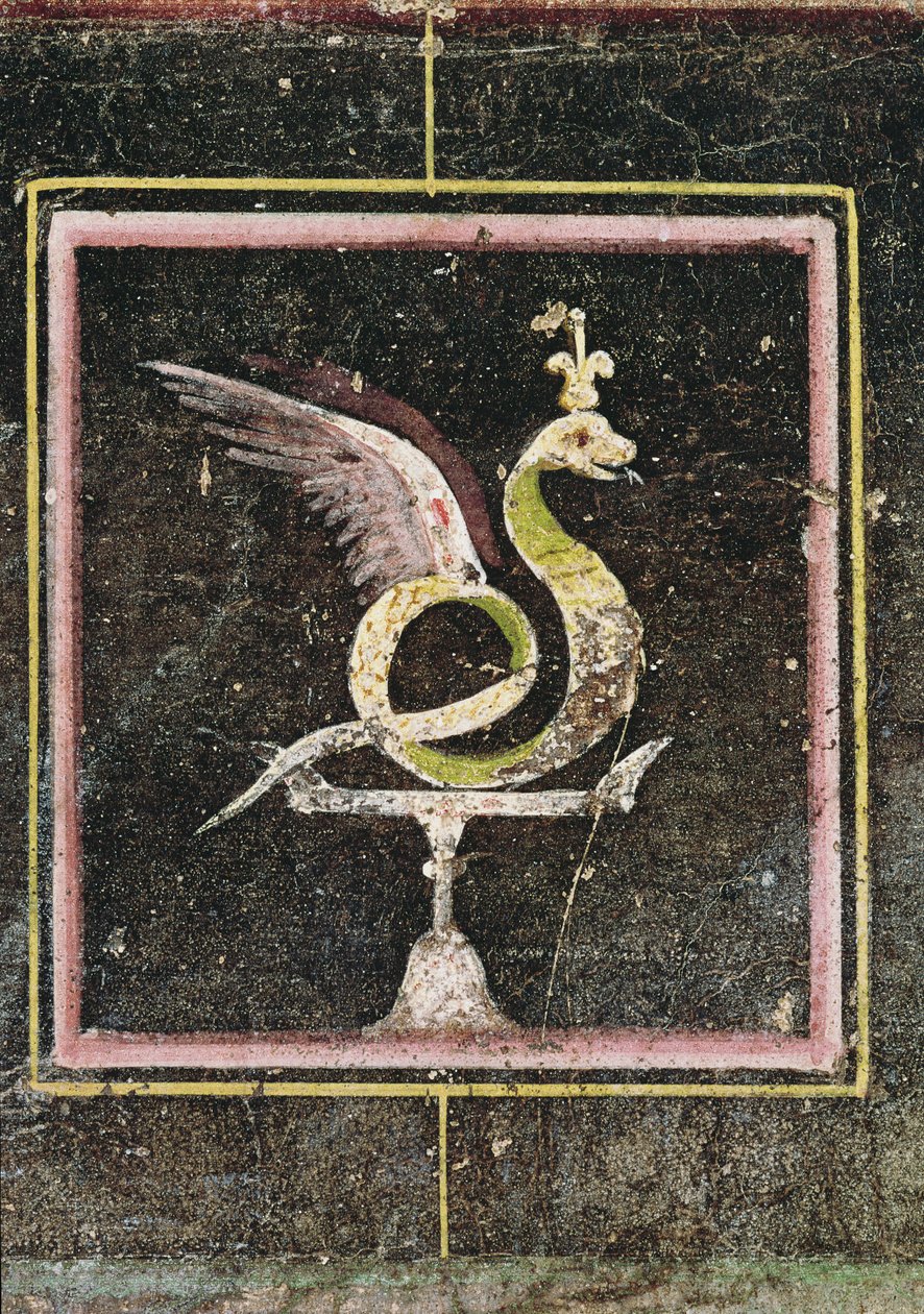 Un serpent ailé (détail) - Roman