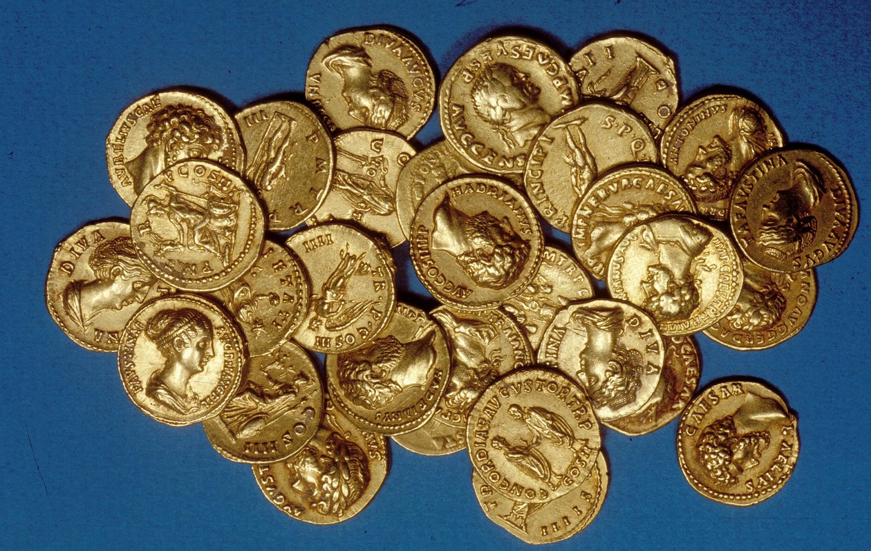 Un trésor de pièces (or) - Roman