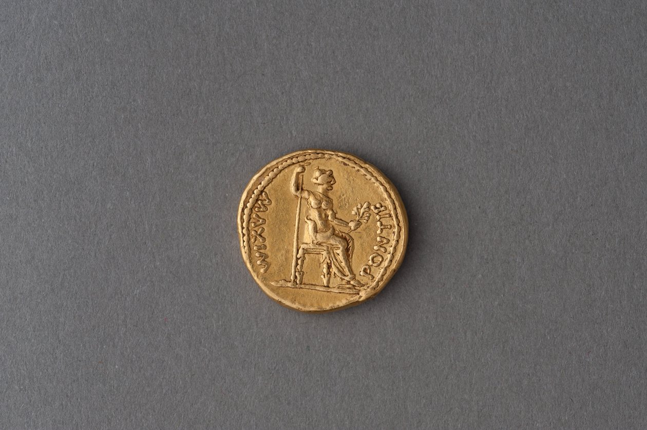 Aureus de Tibère (or) - Roman