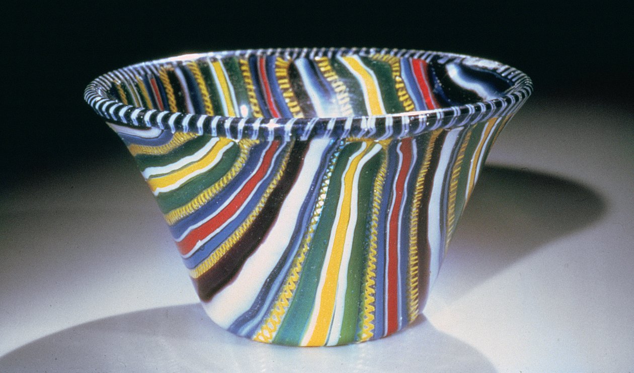 Plat millefiori, romain, probablement Alexandrie, 1er siècle av. J.-C. - 1er siècle apr. J.-C. - Roman