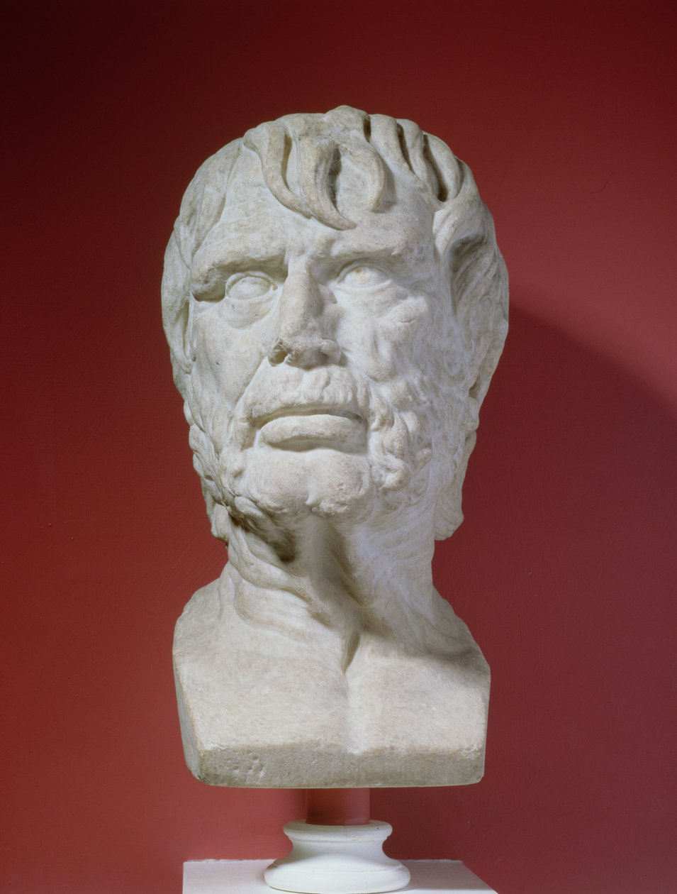 Buste portrait de Lucius Annaeus Seneca, vers 4 av. J.-C.-65 ap. J.-C. - Roman