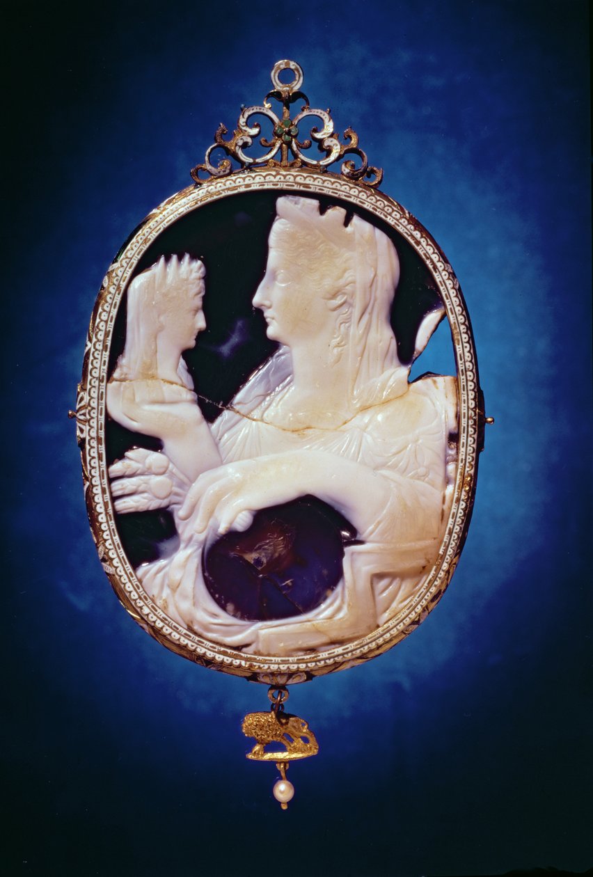 Camée en sardonyx portant le profil de Livia, épouse de l