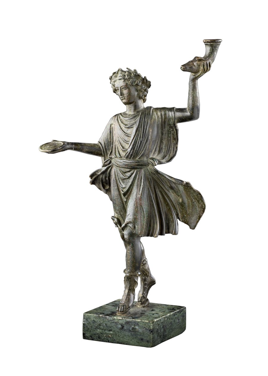 Statuette de Lar, divinité du foyer et de la famille, 1er siècle - Roman