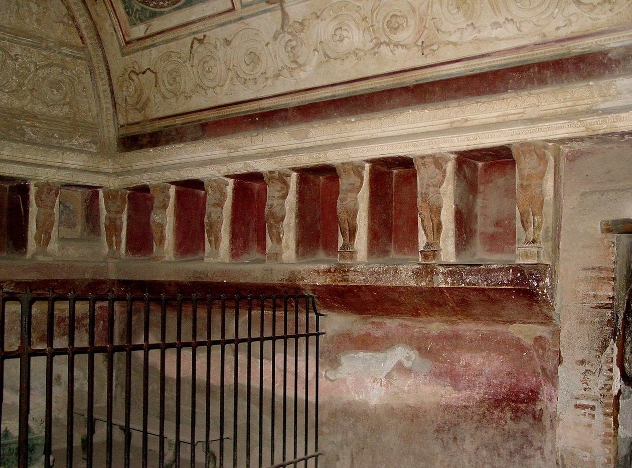 Le tepidarium des thermes du Forum - Roman