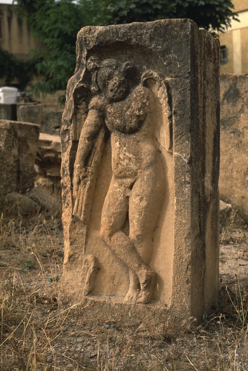 Stèle avec une figure ailée - Roman Imperial Period