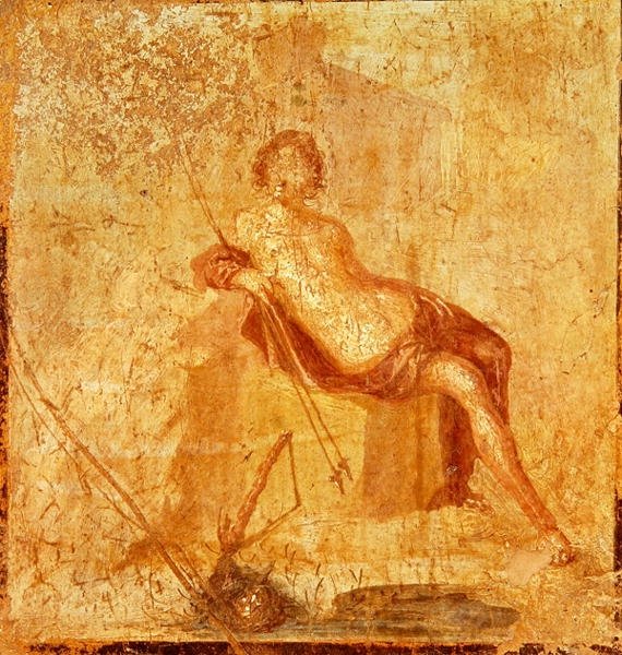 Narcisse, de Pompéi, 1er siècle avant J.-C.-79 après J.-C. - Roman Roman
