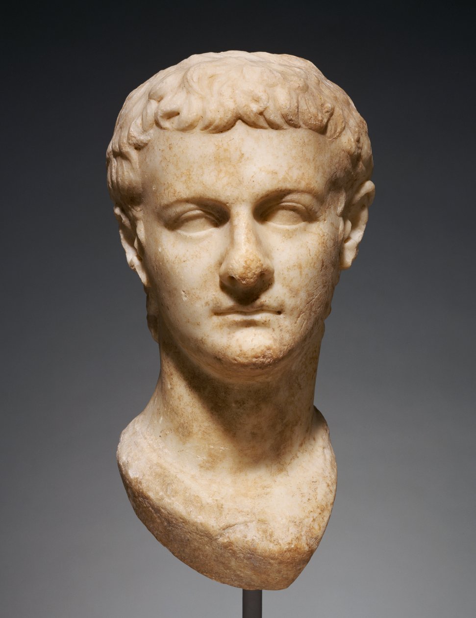 Tête de portrait de Caligula, c.40 AD - Roman