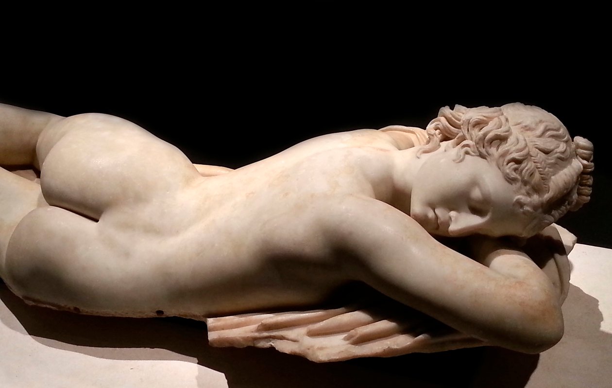 Hermaphrodite endormi : art romain, 1er siècle av. J.-C. - Roman