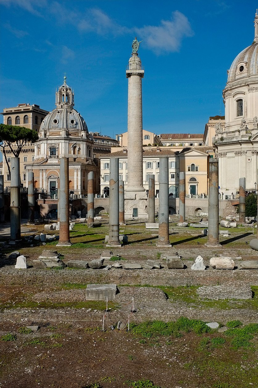 Vue du Forum et de la Colonne Trajane - Roman