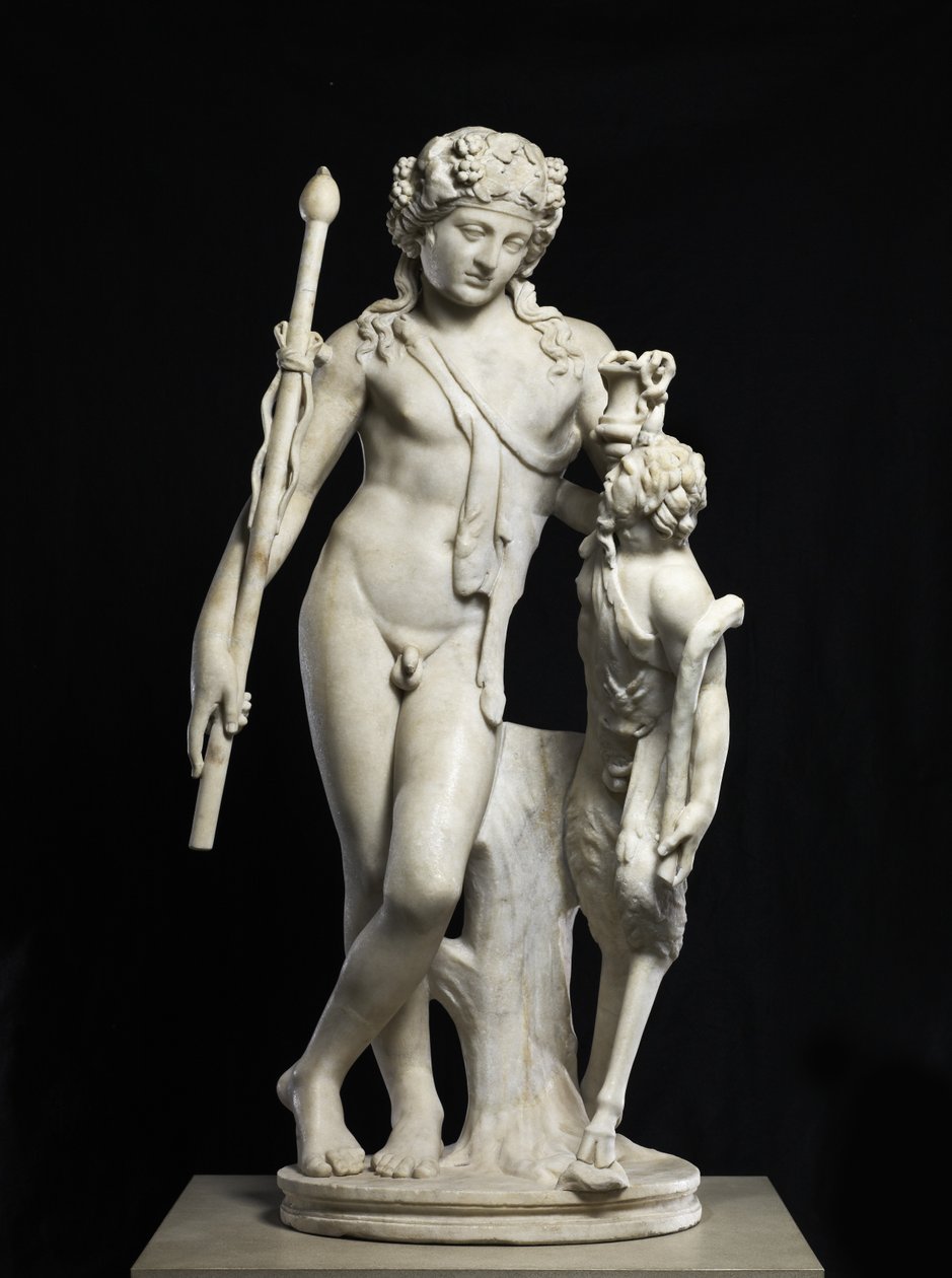 Dionysos avec Pan, 50-150 apr. J.-C. - Roman Roman