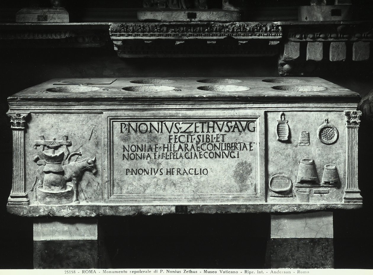Sarcophage de Nonius Zethus (marbre) - Roman Roman