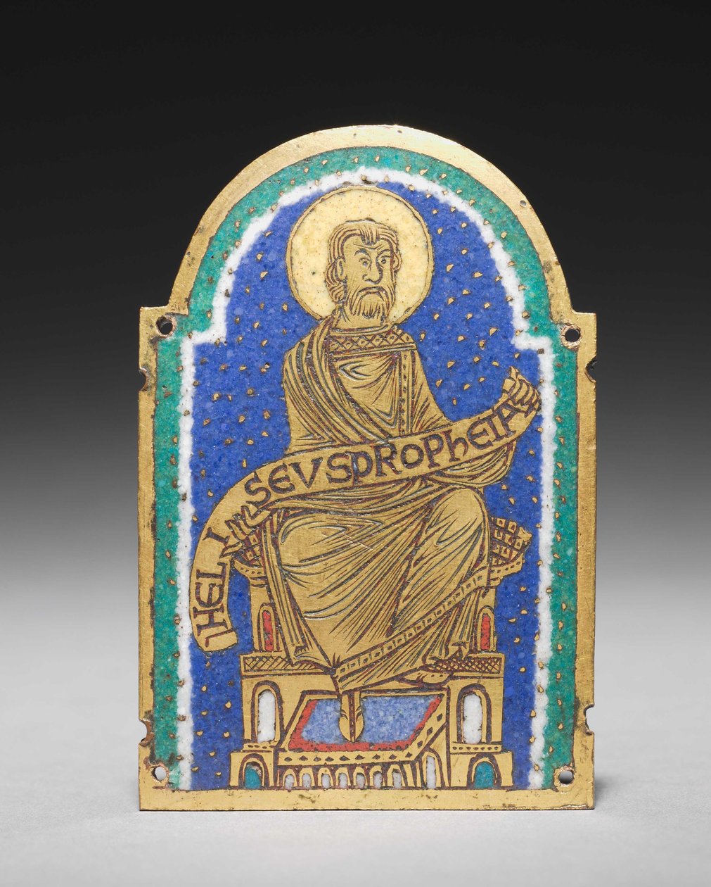 Plaque : Prophète assis d