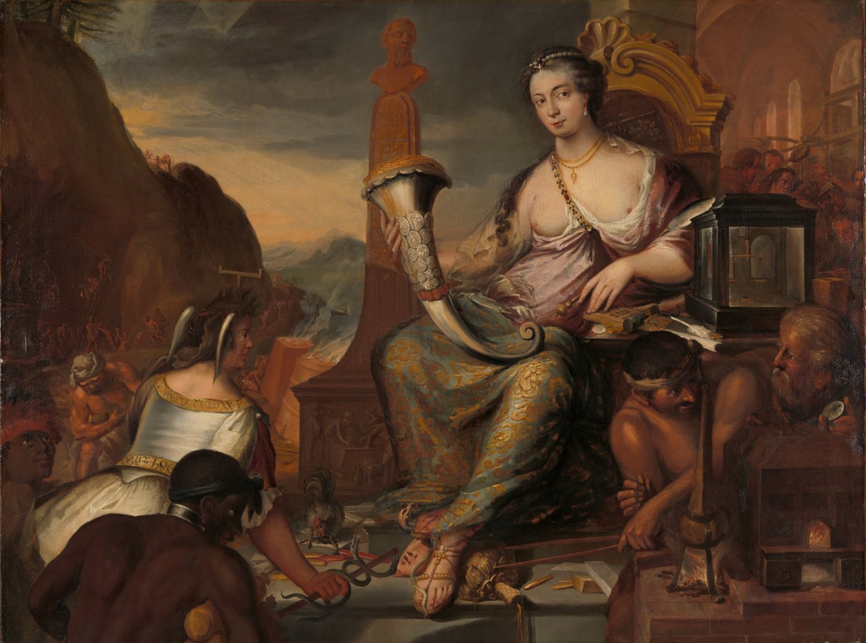 Représentation symbolique de la monnaie - Romeyn de Hooghe
