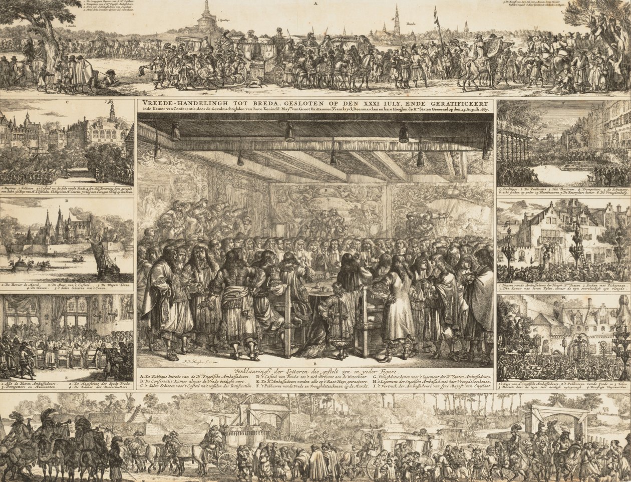 Conférence de paix à Breda - Romeyn de Hooghe