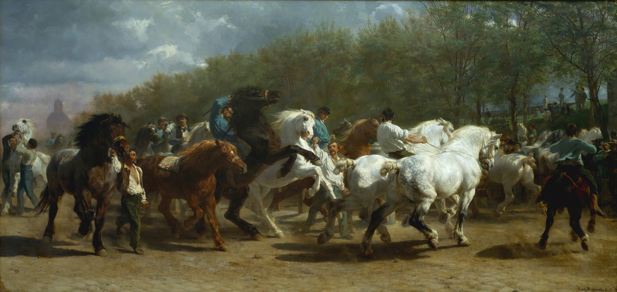 La Foire aux Chevaux, 1852-55. - Rosa Bonheur