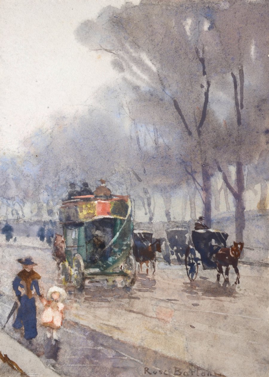 Park Lane avec omnibus - Rose Maynard Barton