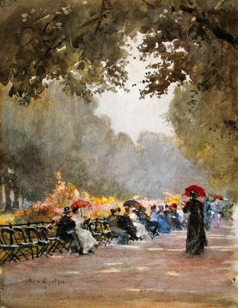 La rangée le matin - Rose Maynard Barton