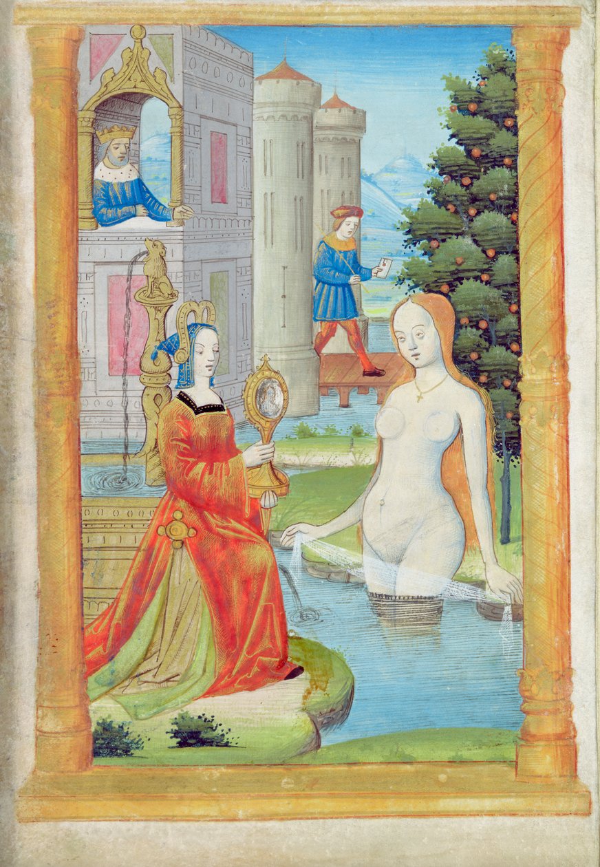 Bethsabée au bain - Rouen School