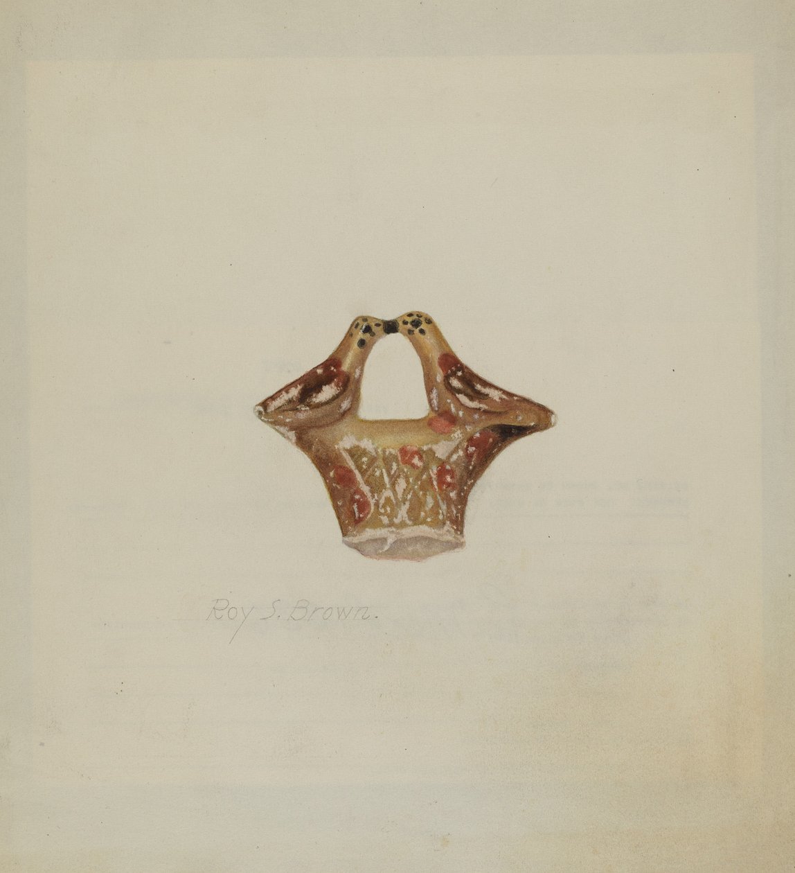 Oiseaux en plâtre - Roy S. Brown