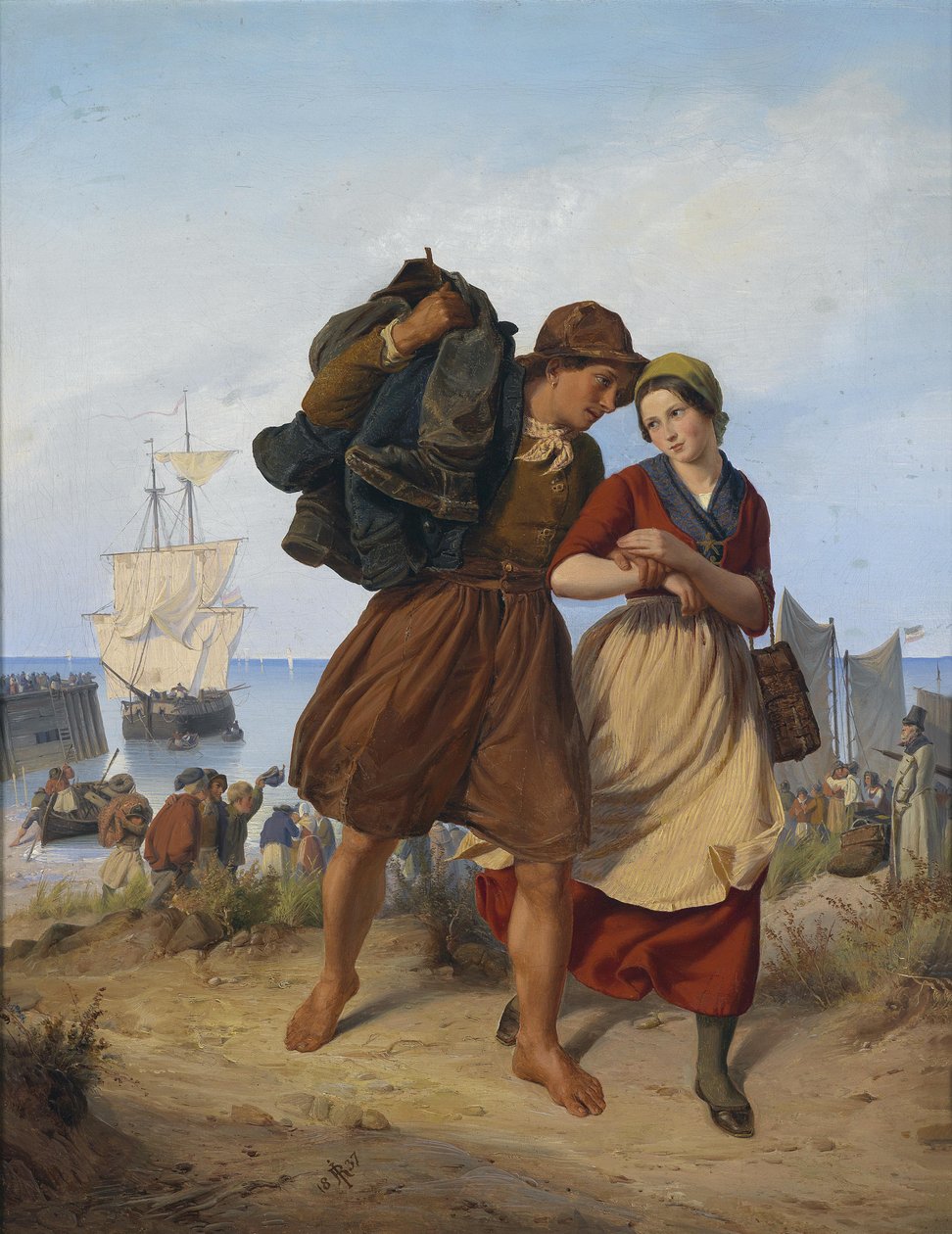 Retour du pêcheur - Rudolf Jordan