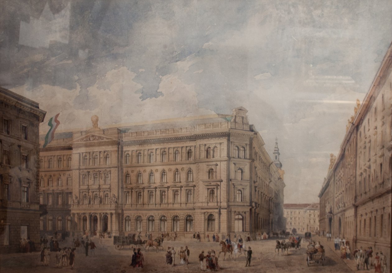 La Maison des Invalides à Pest - Rudolf von Alt