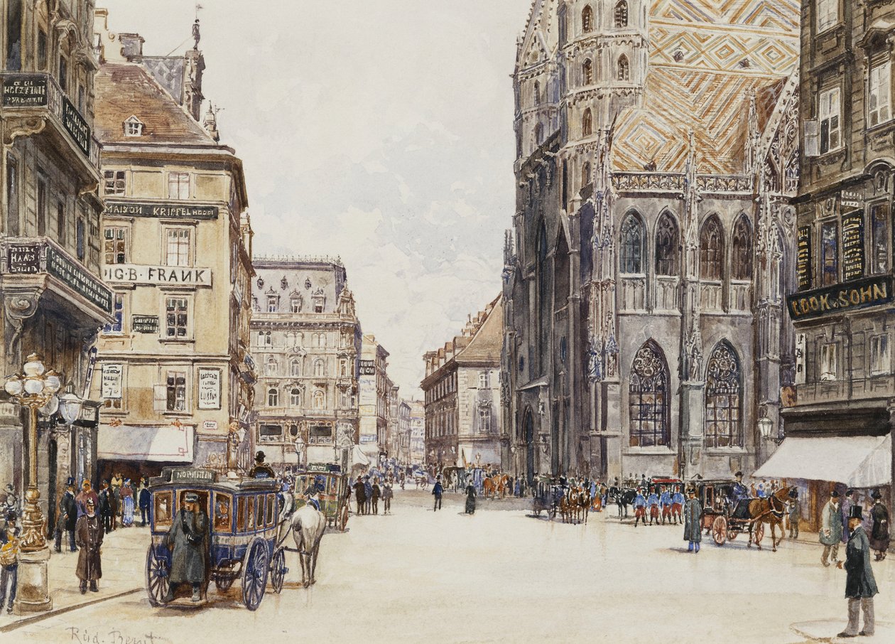 Stefansplatz, Vienne - Rudolf Bernt
