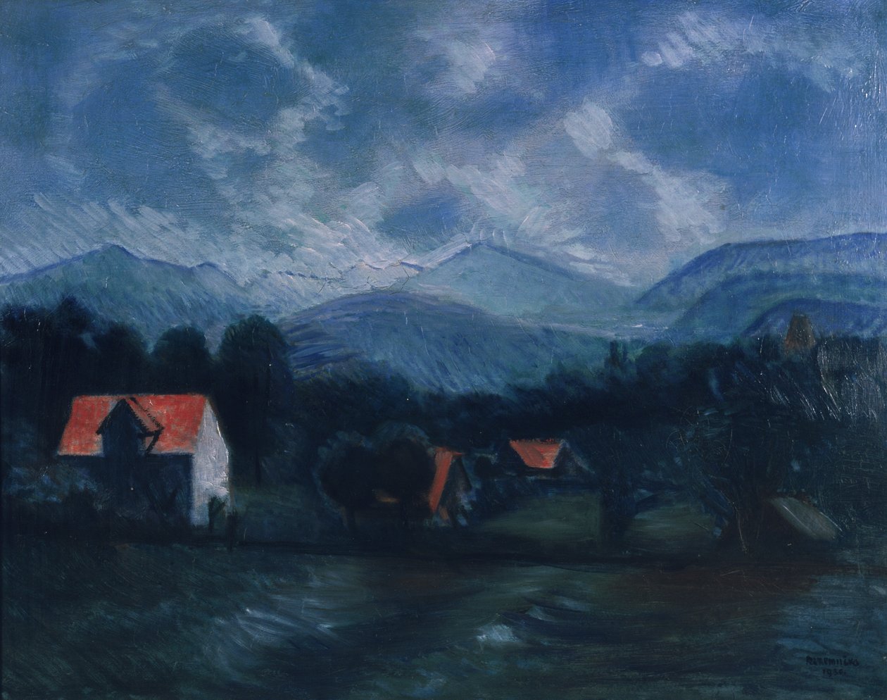 Paysage alpin - Rudolf Kremlicka