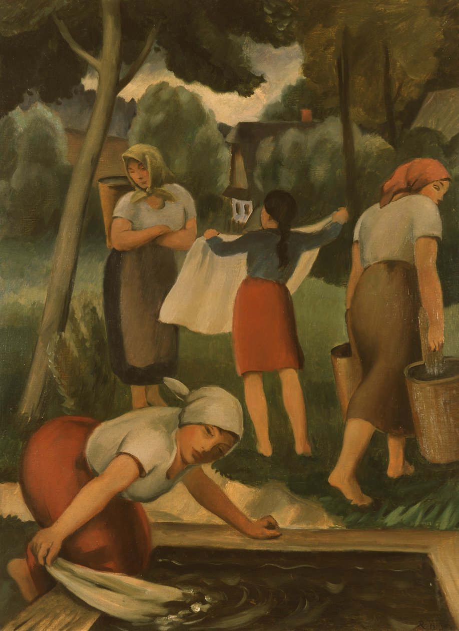 Blanchisseuses - Rudolf Vejrych