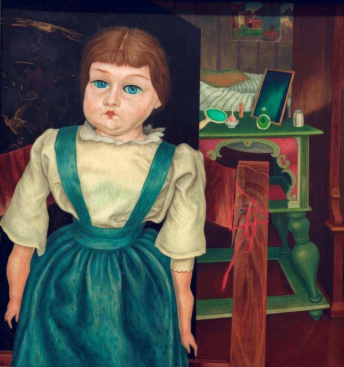 Poupée et intérieur - Rudolf Wacker