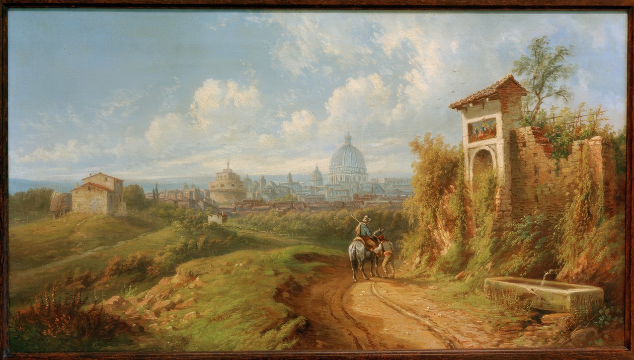 Vue de Rome - Rudolf von Alt