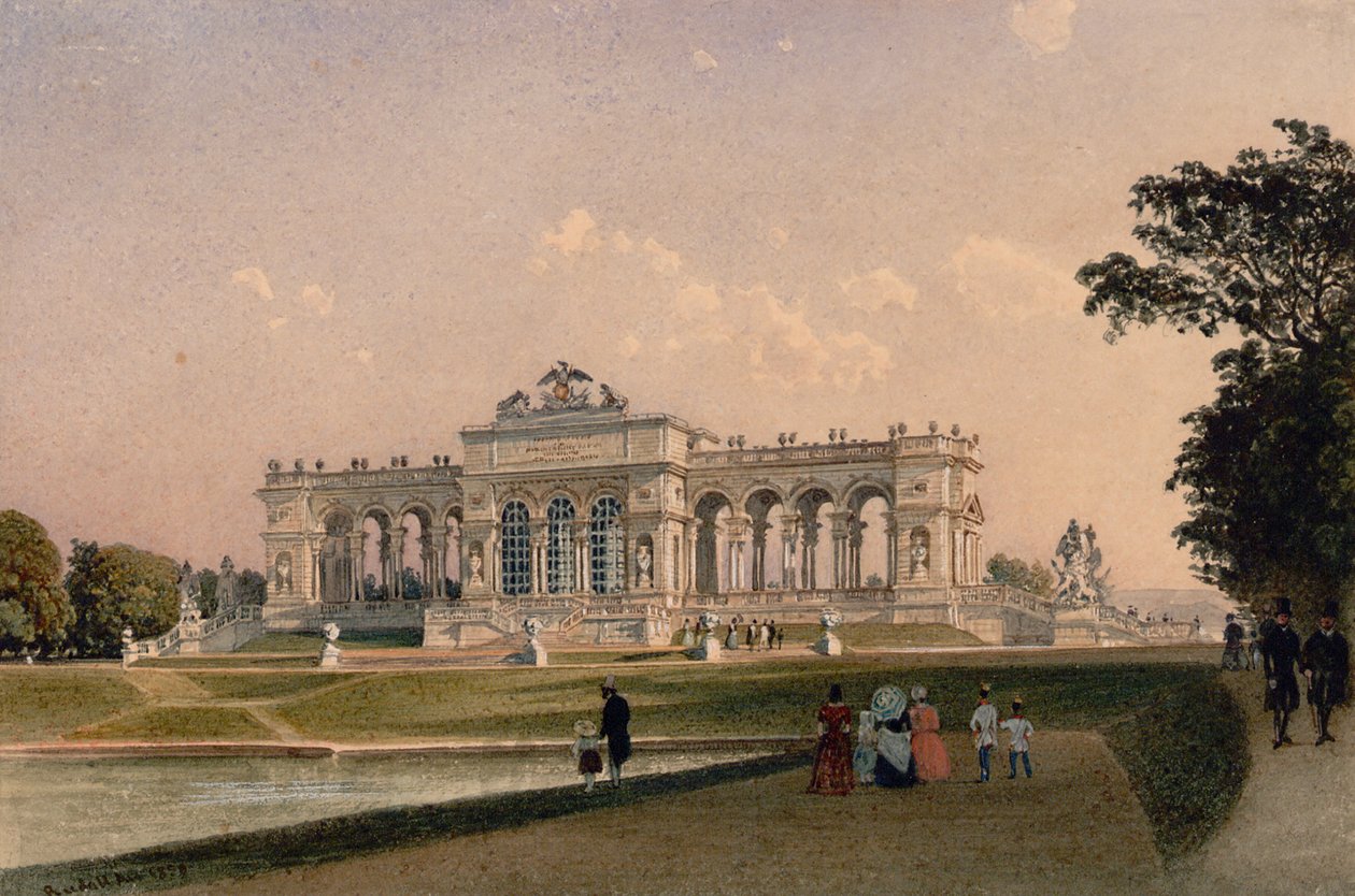 La Gloriette à Schönbrunn - Rudolf von Alt