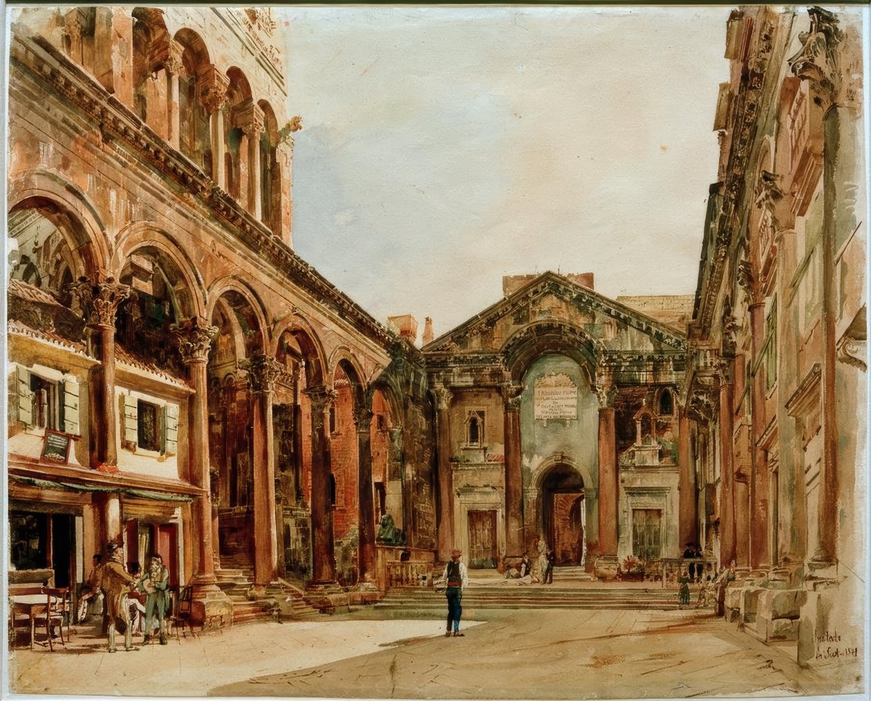 Palais de Dioclétien - Rudolf von Alt