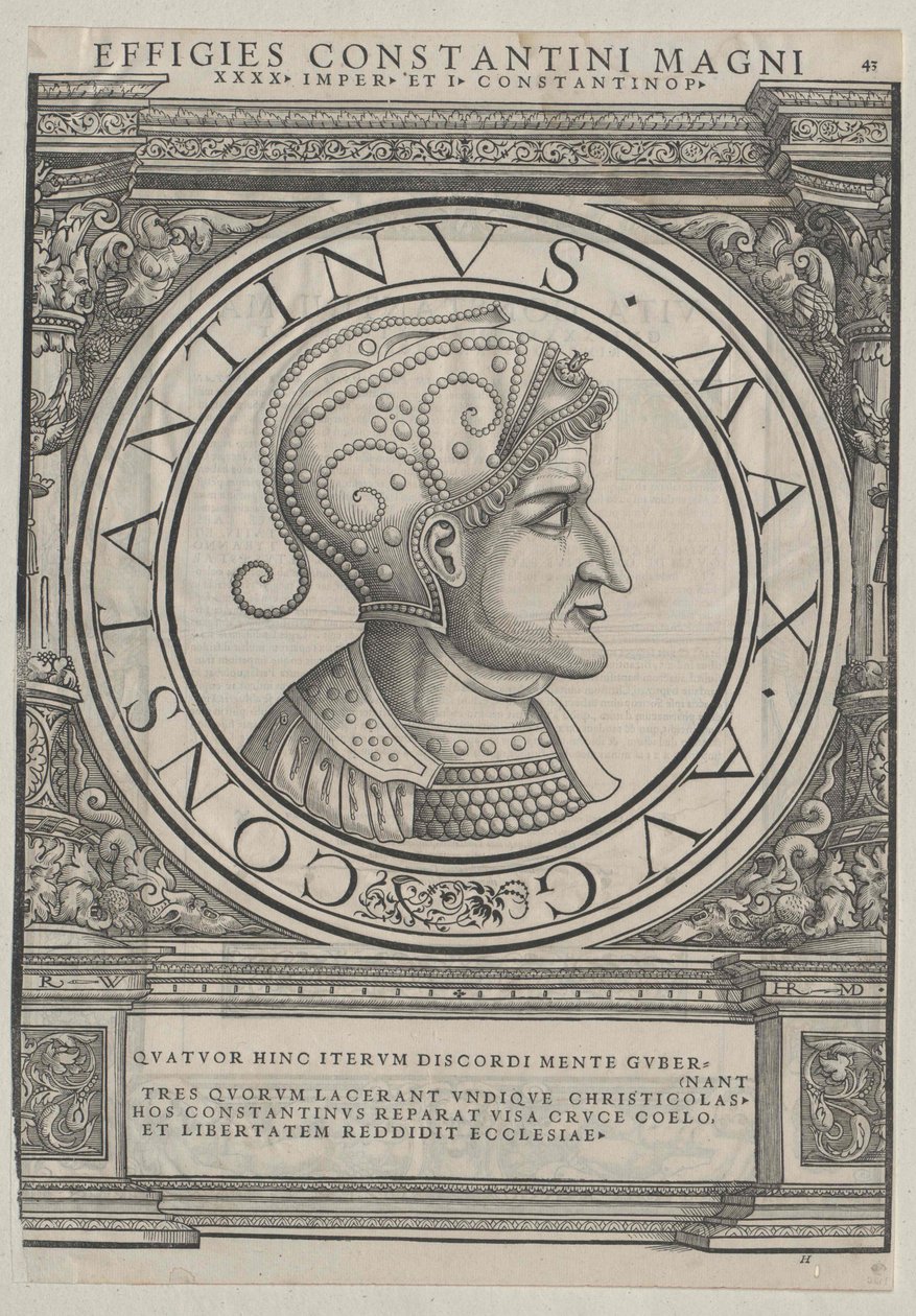 Empereur romain Constantin le Grand - Rudolph Wyssenbach
