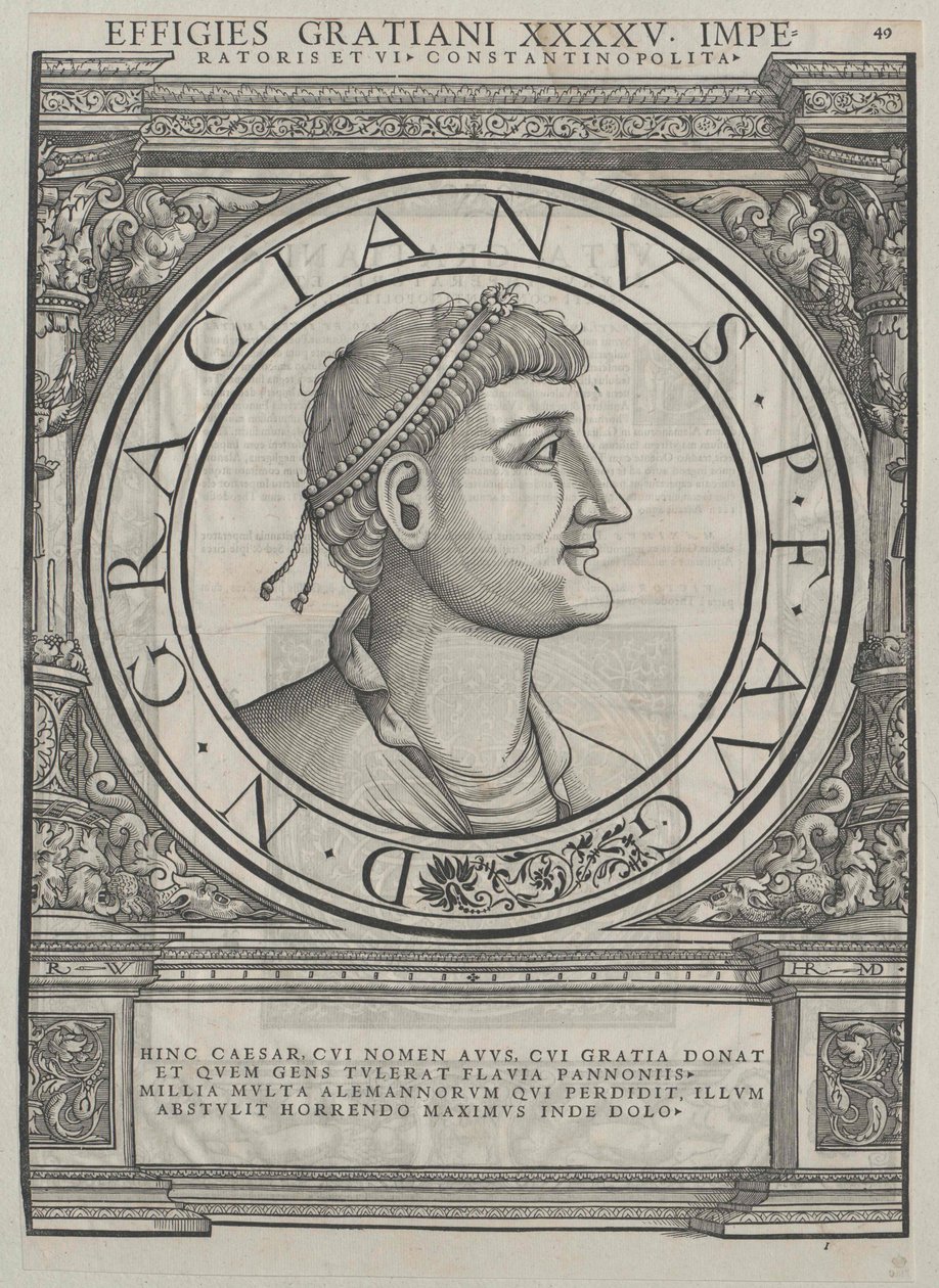 Empereur romain Gratien - Rudolph Wyssenbach