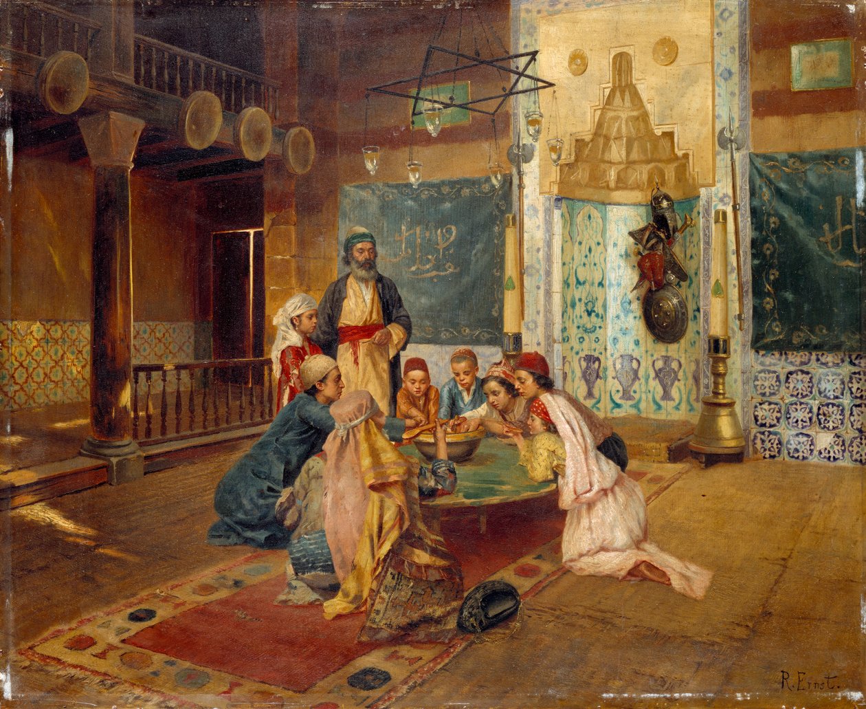Un repas oriental - Rudolphe Ernst