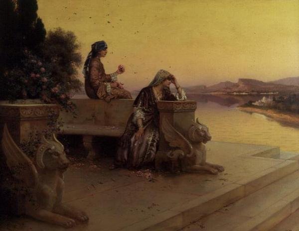 Sur la terrasse - Rudolphe Ernst