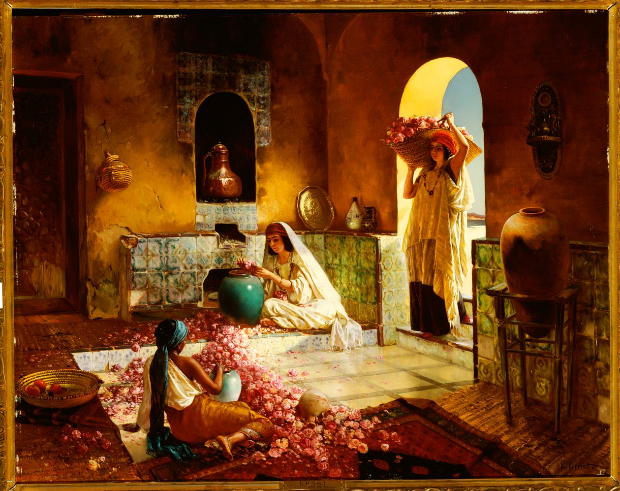 La Cueillette des Roses - Rudolphe Ernst