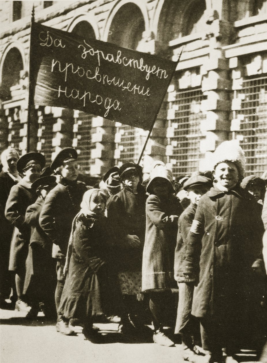 Les enfants russes manifestent pour l