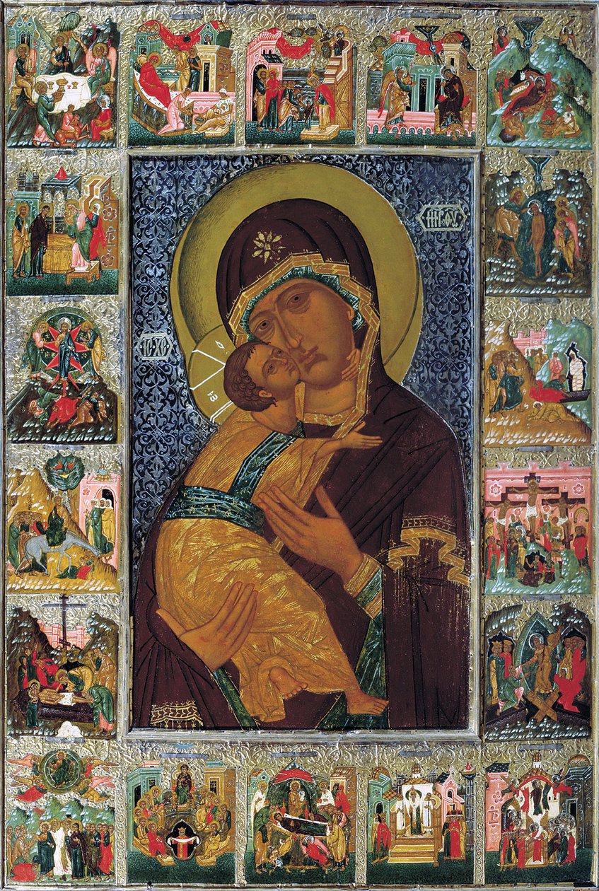 La Vierge de Vladimir - Russian icon.