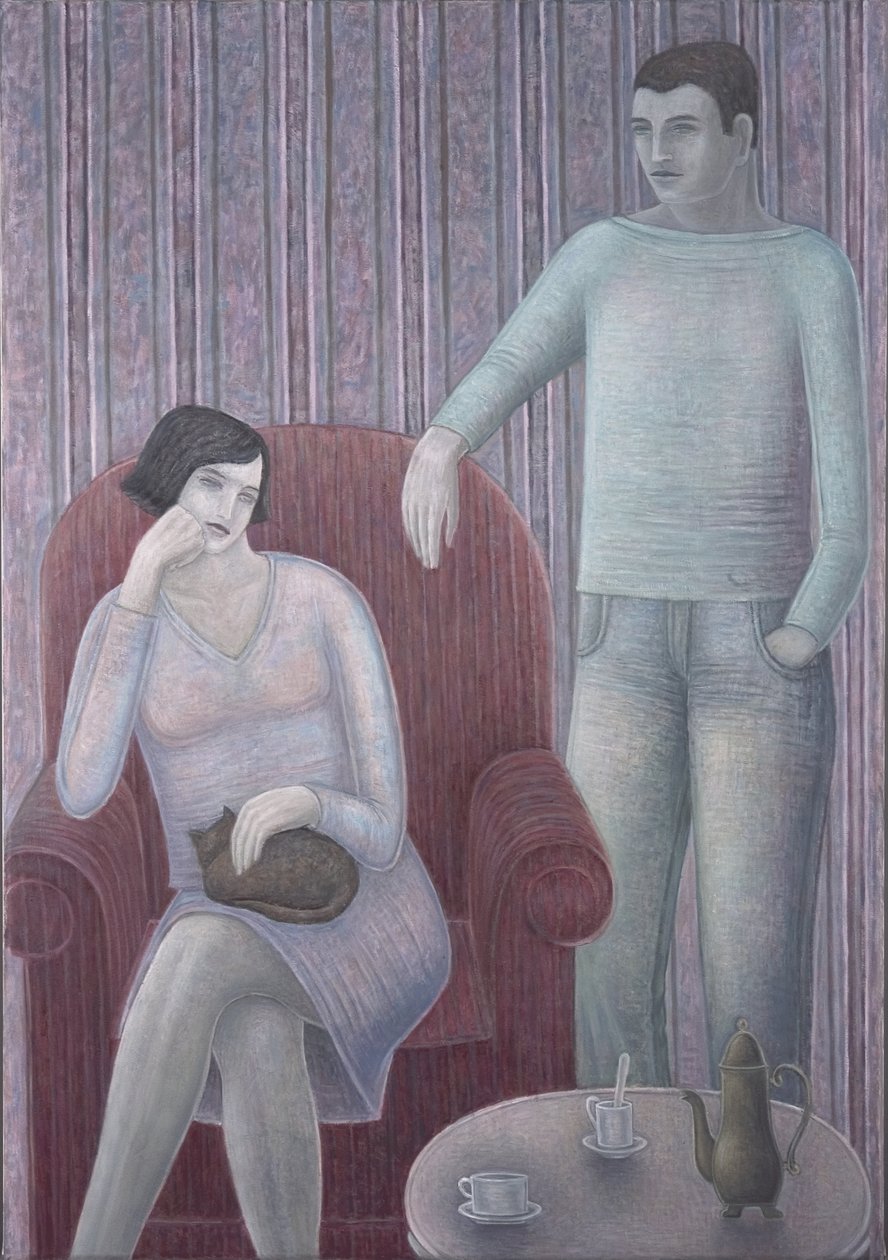 Couple avec chat, 2008 - Ruth Addinall
