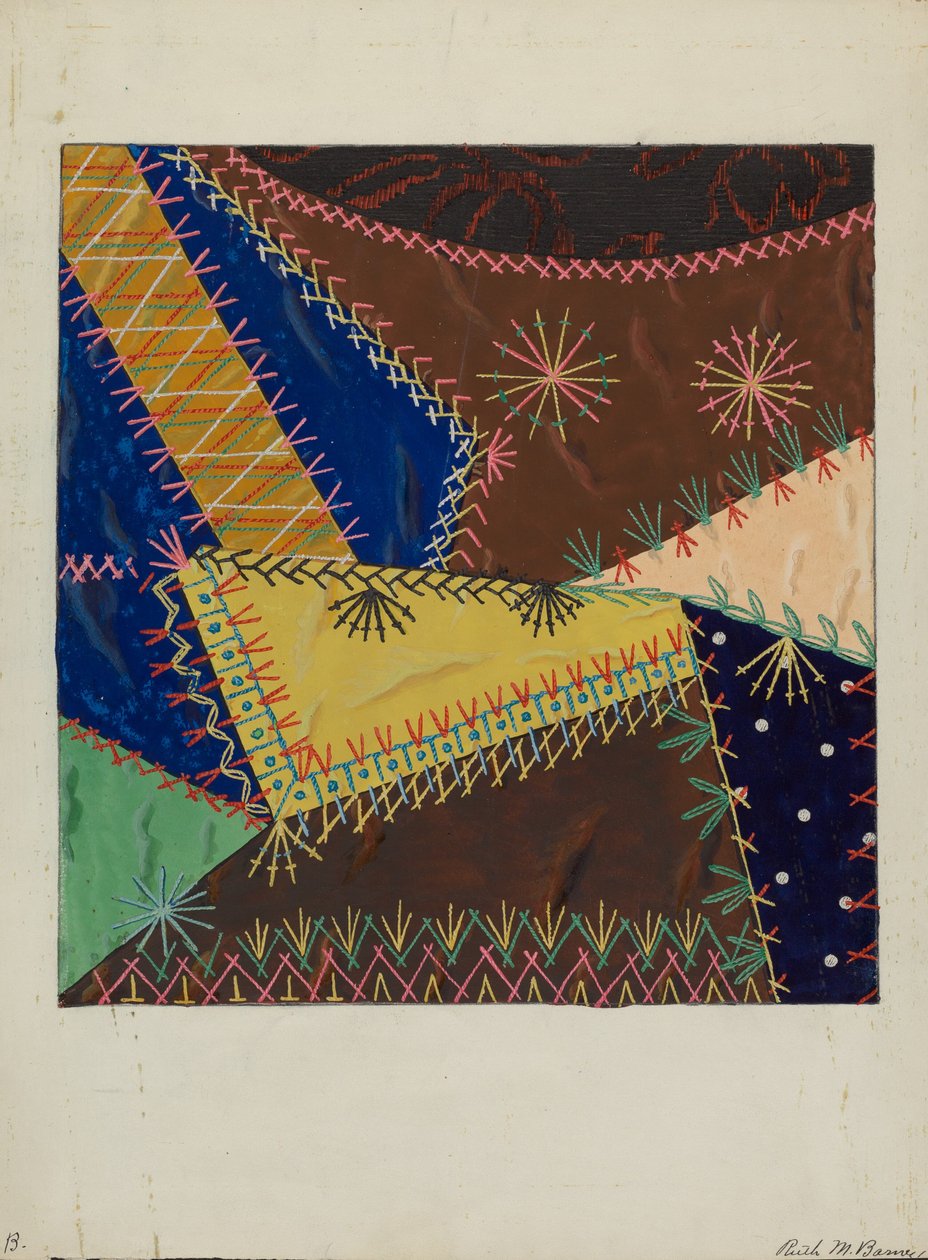 Crazy Quilt - Ruth M Barnes