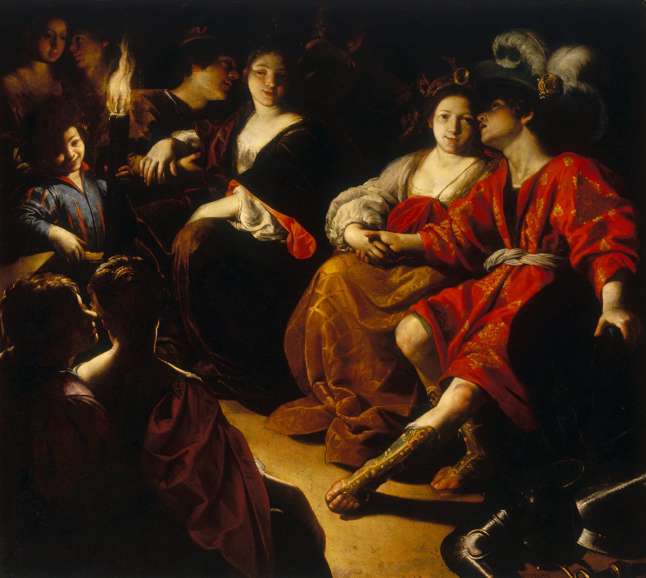 Ruggero et Aleina, peint par Rutilio Manetti - Rutilio Manetti