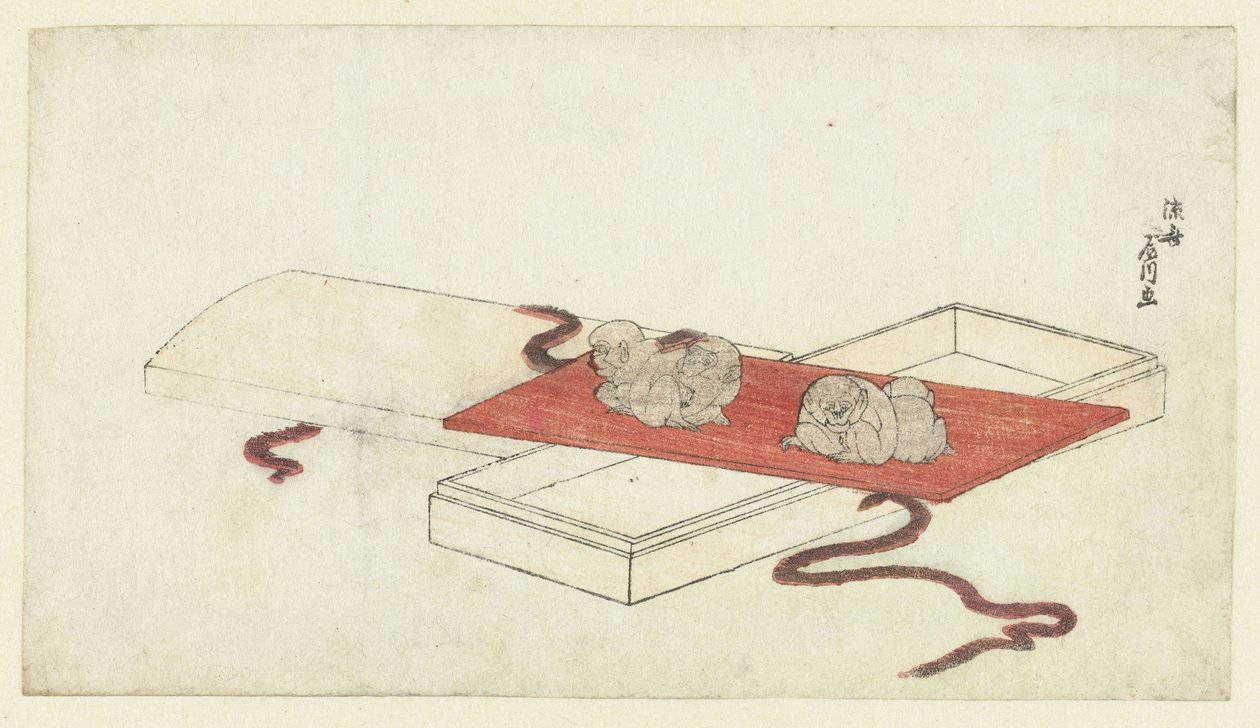 Un groupe de singes - Ryûsai Shinsen