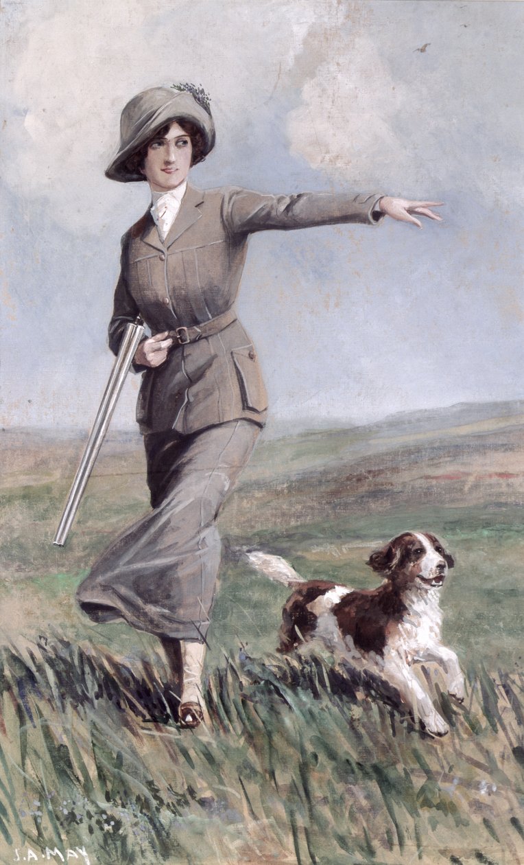 Une dame à la chasse - S.A May