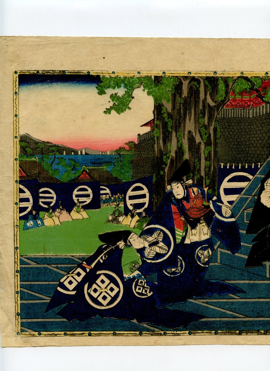 Scène du Chushingura - Sadanobu Hasegawa