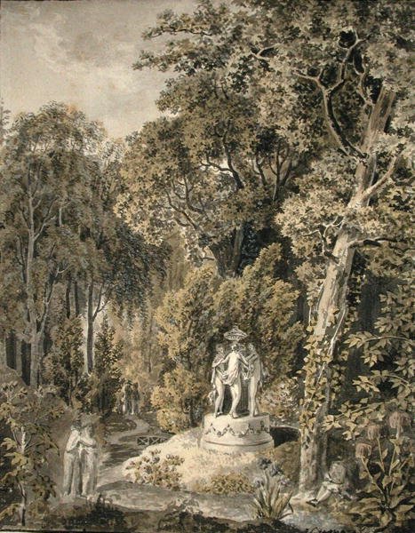 Paysage idyllique - Salomon Gessner