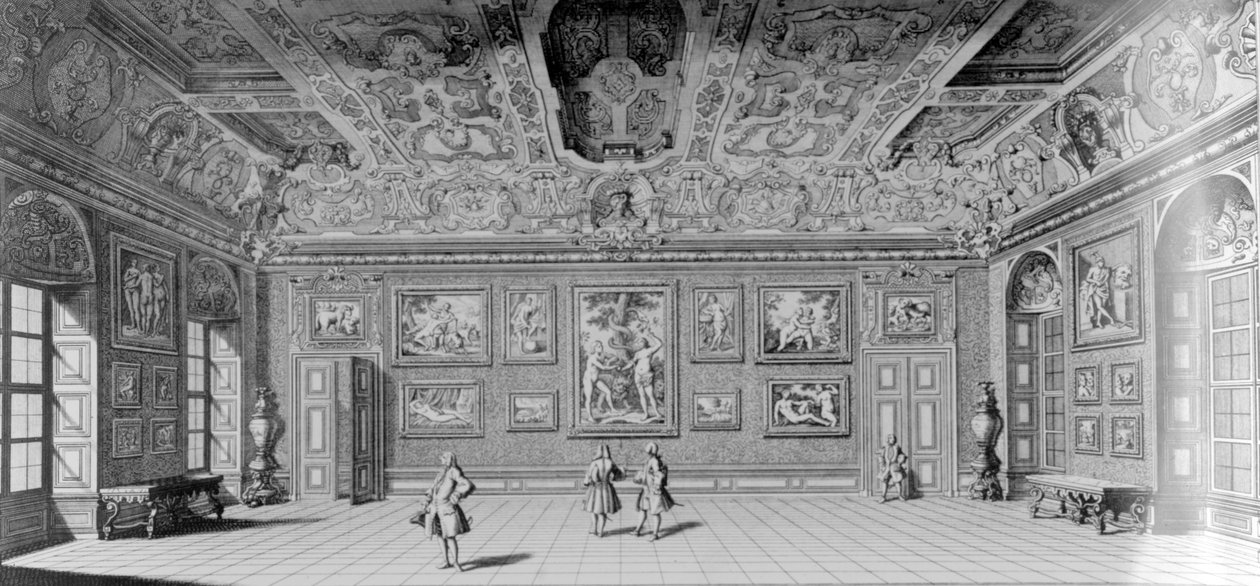 Galerie de tableaux au Belvédère, Vienne, publiée dans 