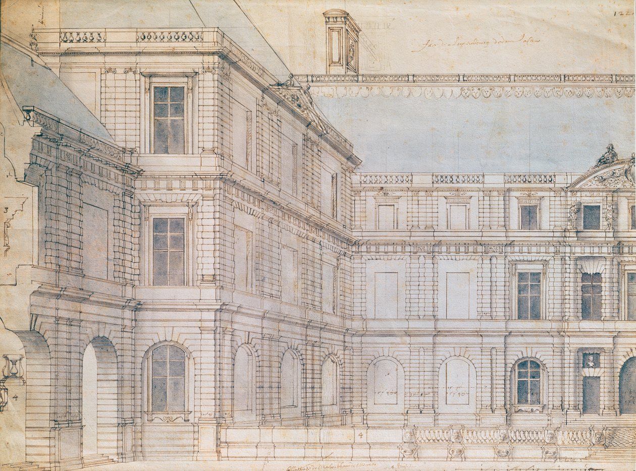 Façade nord du Palais du Luxembourg - Salomon de Brosse