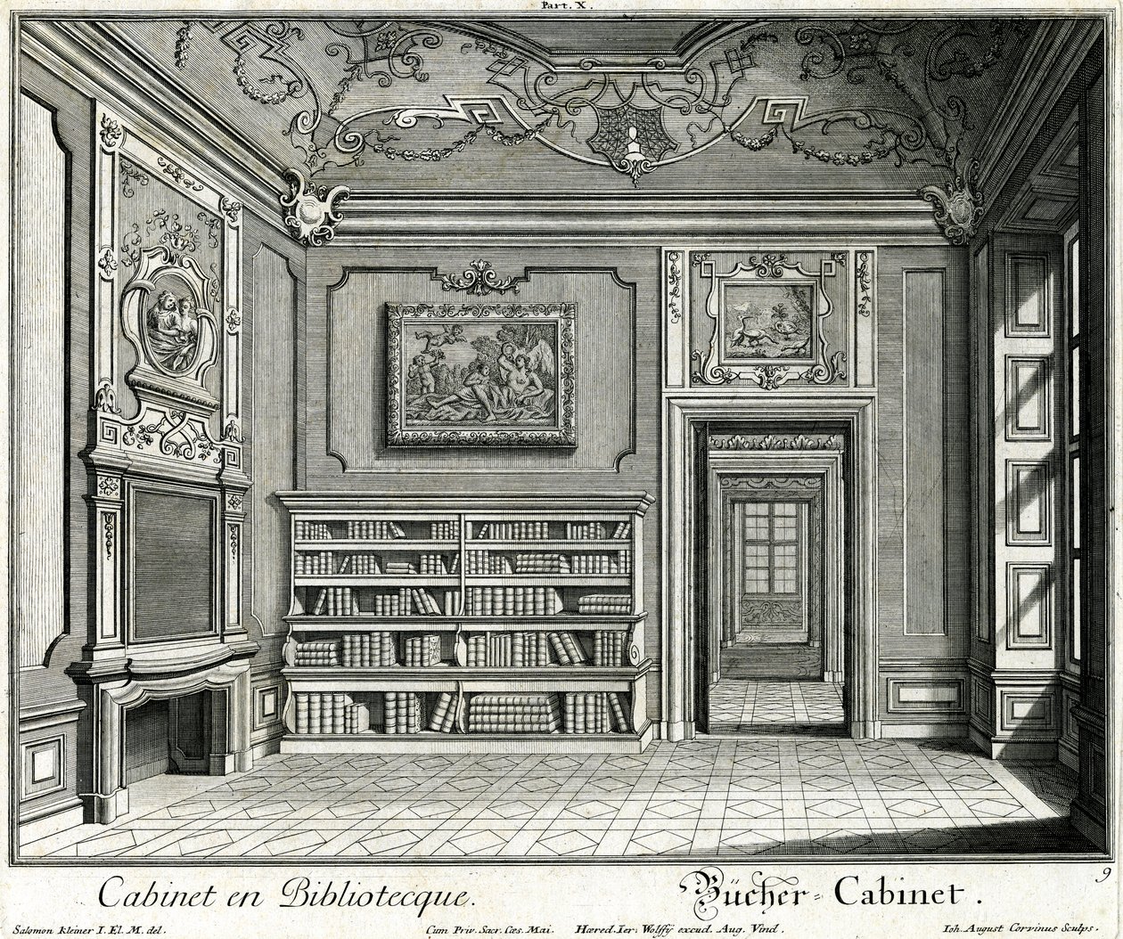 Cabinet de livres - Salomon Kleiner